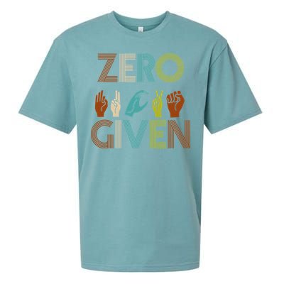 Zero Given Sign Language Sueded Cloud Jersey T-Shirt