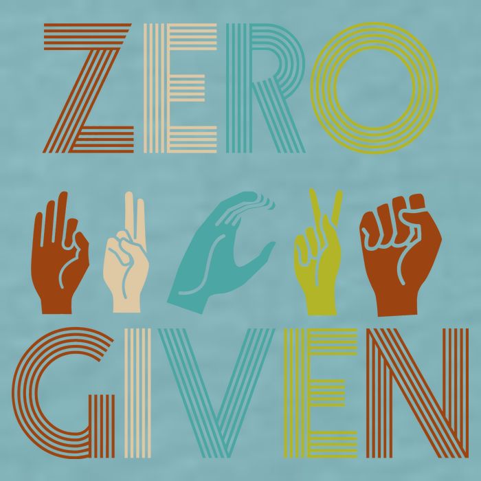 Zero Given Sign Language Sueded Cloud Jersey T-Shirt