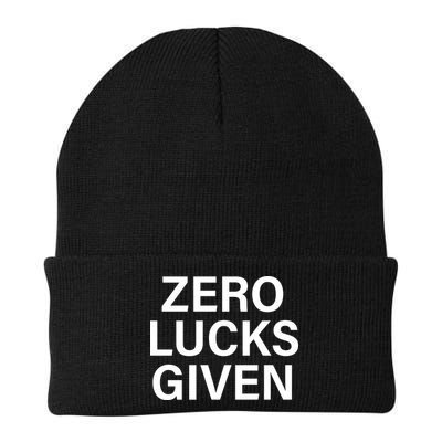 Zero Lucks Given Beanie