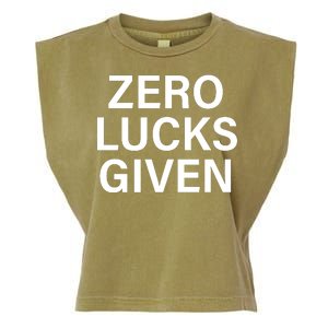 Zero Lucks Given Garment-Dyed Women's Muscle Tee