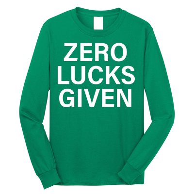 Zero Lucks Given Long Sleeve Shirt