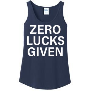 Zero Lucks Given Ladies Essential Tank