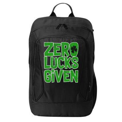 Zero Lucks Given St. Patrick's Day City Backpack