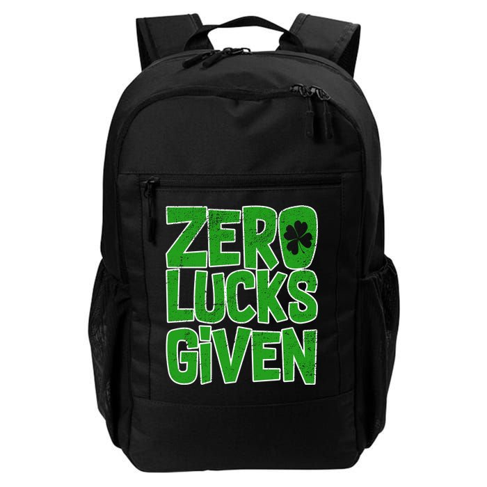 Zero Lucks Given St. Patrick's Day Backpack