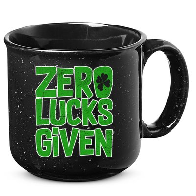 Zero Lucks Given St. Patrick's Day 15oz Campfire Ceramic Mug