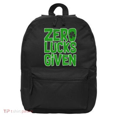 Zero Lucks Given St. Patrick's Day 16 in Basic Backpack
