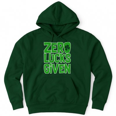 Zero Lucks Given St. Patrick's Day Hoodie