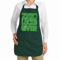 Zero Lucks Given St. Patrick's Day Apron