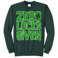 Zero Lucks Given St. Patrick's Day Sweatshirt