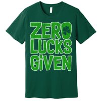 Zero Lucks Given St. Patrick's Day Premium T-Shirt