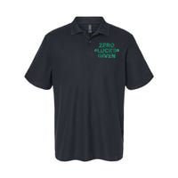 Zero Lucks Given Vintage St Patricks Day Softstyle Adult Sport Polo