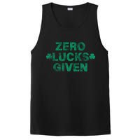 Zero Lucks Given Vintage St Patricks Day PosiCharge Competitor Tank