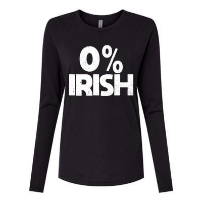 Zero Percent Irish Womens Cotton Relaxed Long Sleeve T-Shirt