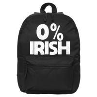Zero Percent Irish 16 in Basic Backpack