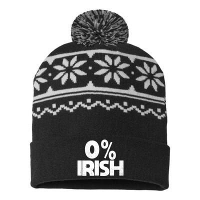 Zero Percent Irish USA-Made Snowflake Beanie