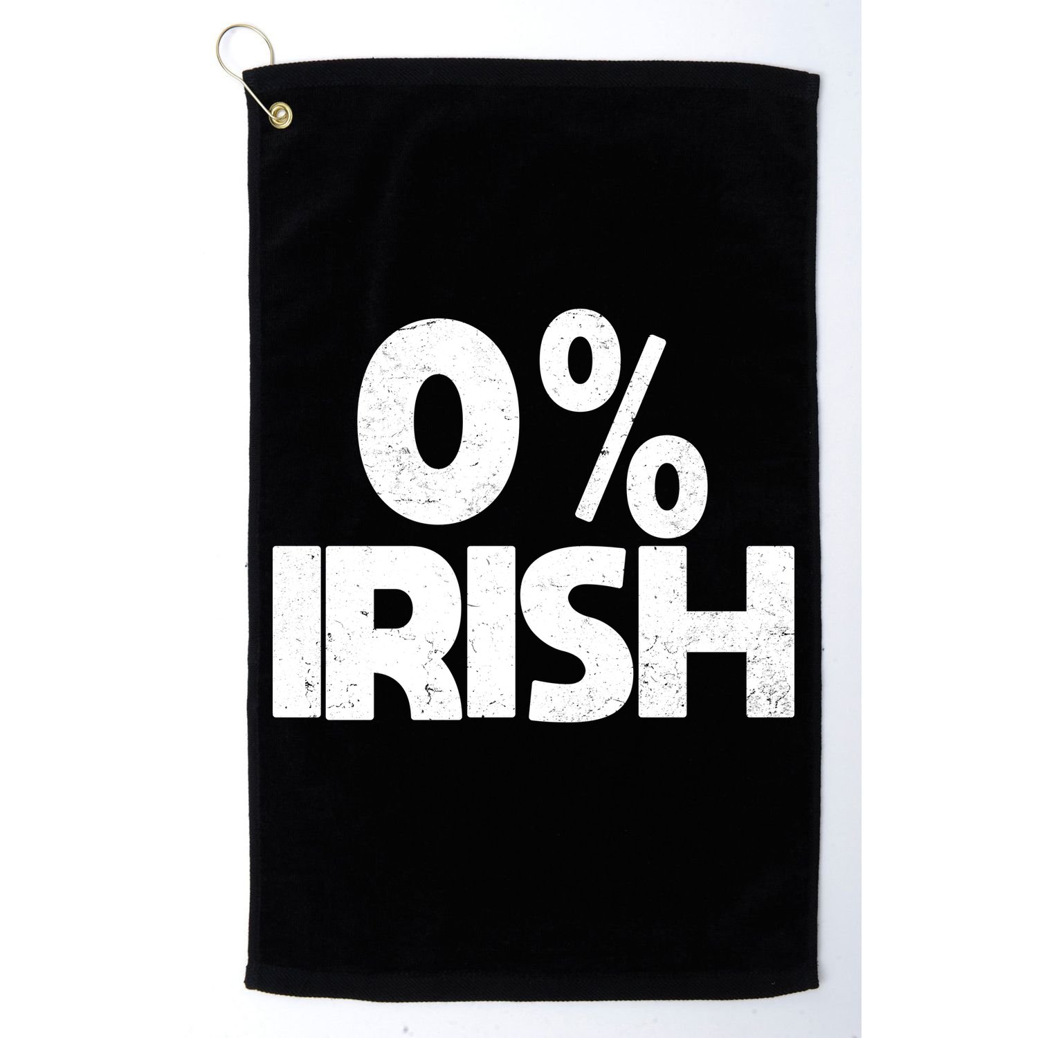 Zero Percent Irish Golf Towel