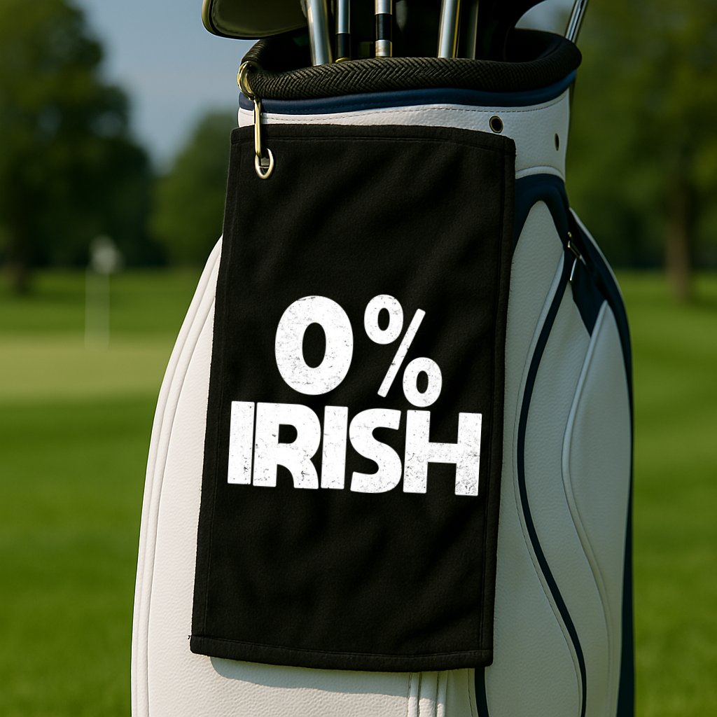 Zero Percent Irish Golf Towel