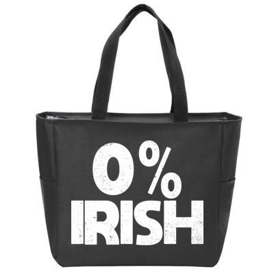 Zero Percent Irish Zip Tote Bag