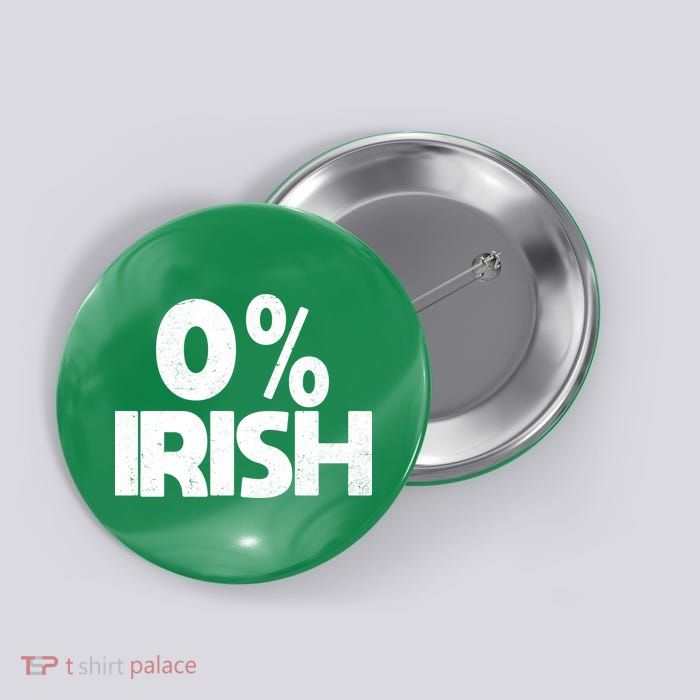 Zero Percent Irish Button