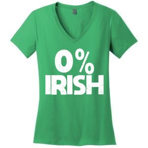 Zero Percent Irish Women's V-Neck T-Shirt