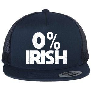 Zero Percent Irish Flat Bill Trucker Hat