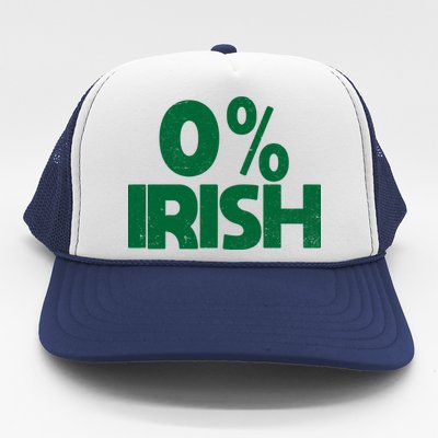 Zero Percent Irish Trucker Hat