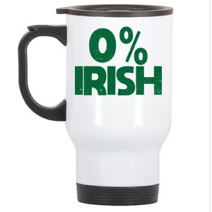 Zero Percent Irish Stainless Steel Travel Mug