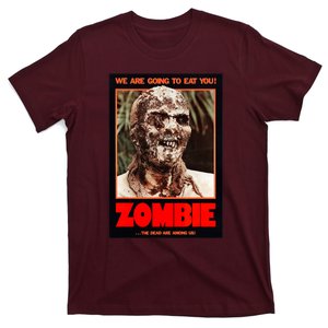 Zombie Funny B Horror Movie Poster T-Shirt