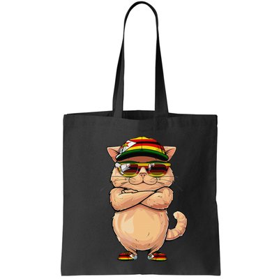 Zimbabwean Flag Cat Mom Souvenirs Products Kitten Zimbabwe Bag