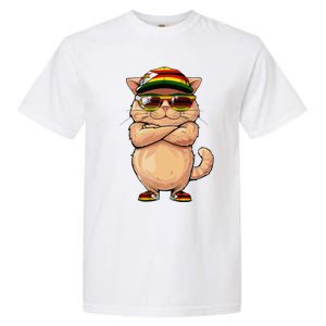 Zimbabwean Flag Cat Mom Souvenirs Products Kitten Zimbabwe Garment-Dyed Heavyweight T-Shirt