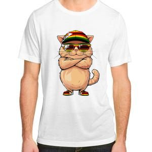 Zimbabwean Flag Cat Mom Souvenirs Products Kitten Zimbabwe Adult ChromaSoft Performance T-Shirt