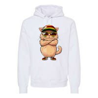 Zimbabwean Flag Cat Mom Souvenirs Products Kitten Zimbabwe Premium Hoodie