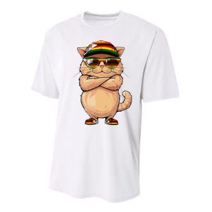 Zimbabwean Flag Cat Mom Souvenirs Products Kitten Zimbabwe Performance Sprint T-Shirt