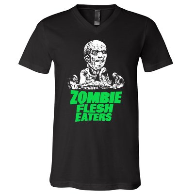 Zombie Flesh Eaters 2024 V-Neck T-Shirt