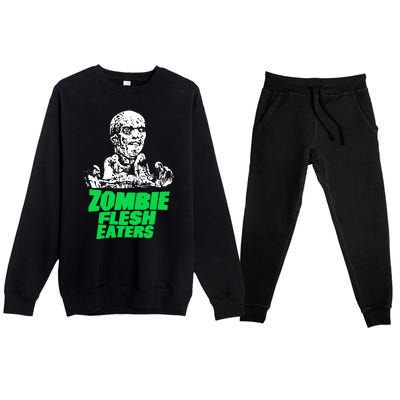 Zombie Flesh Eaters 2024 Premium Crewneck Sweatsuit Set