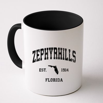 Zephyrhills Florida Fl Vintage Athletic Sports Mug