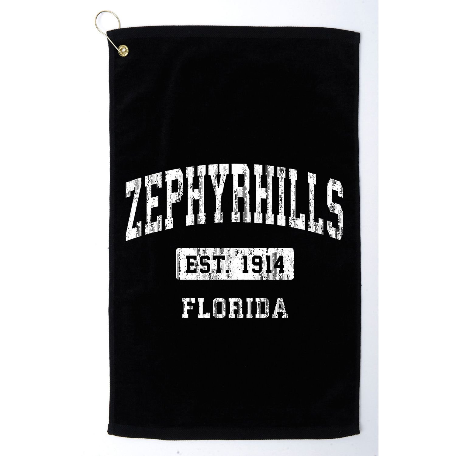 Zephyrhills Florida Fl Vintage Sports Established Golf Towel