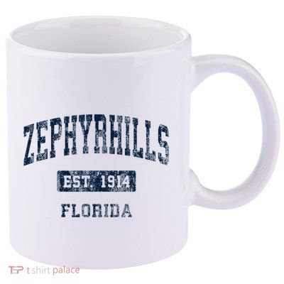 Zephyrhills Florida Fl Vintage Sports Established 11oz C Handle Ceramic Mug