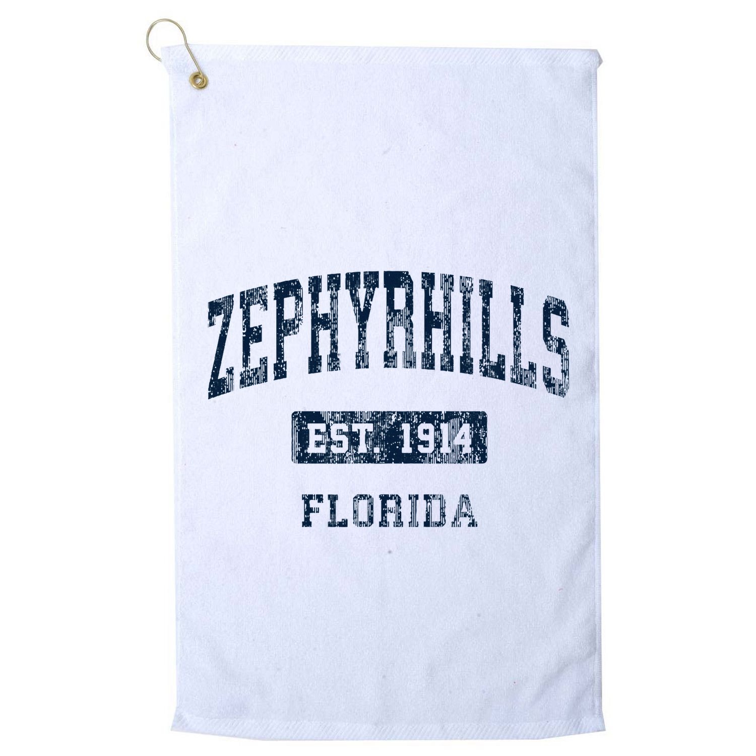 Zephyrhills Florida Fl Vintage Sports Established Golf Towel