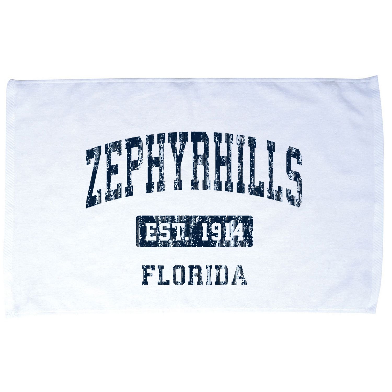 Zephyrhills Florida Fl Vintage Sports Established Microfiber Hand Towel