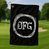 Zero Fucks Given 0 Fucks Given 0fg Gift Funny Gift Golf Towel
