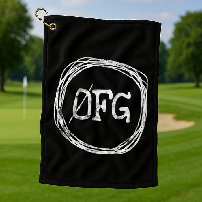 Zero Fucks Given 0 Fucks Given 0fg Gift Funny Gift Golf Towel