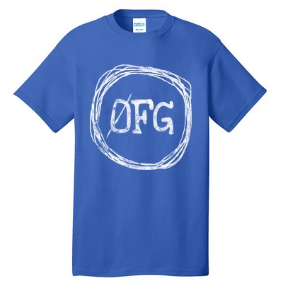 Zero Fucks Given 0 Fucks Given 0fg Gift Funny Gift Tall T-Shirt