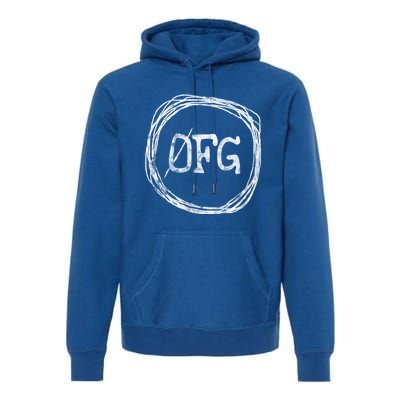 Zero Fucks Given 0 Fucks Given 0fg Gift Funny Gift Premium Hoodie