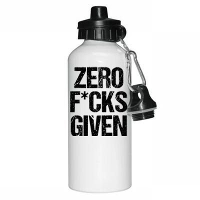 Zero Fucks Given Gift Aluminum Water Bottle