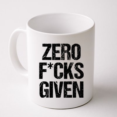 Zero Fucks Given Gift Coffee Mug