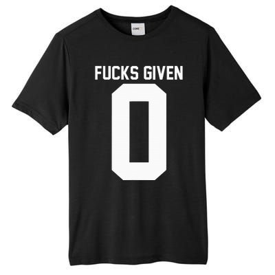 Zero Fucks Given Tall Fusion ChromaSoft Performance T-Shirt