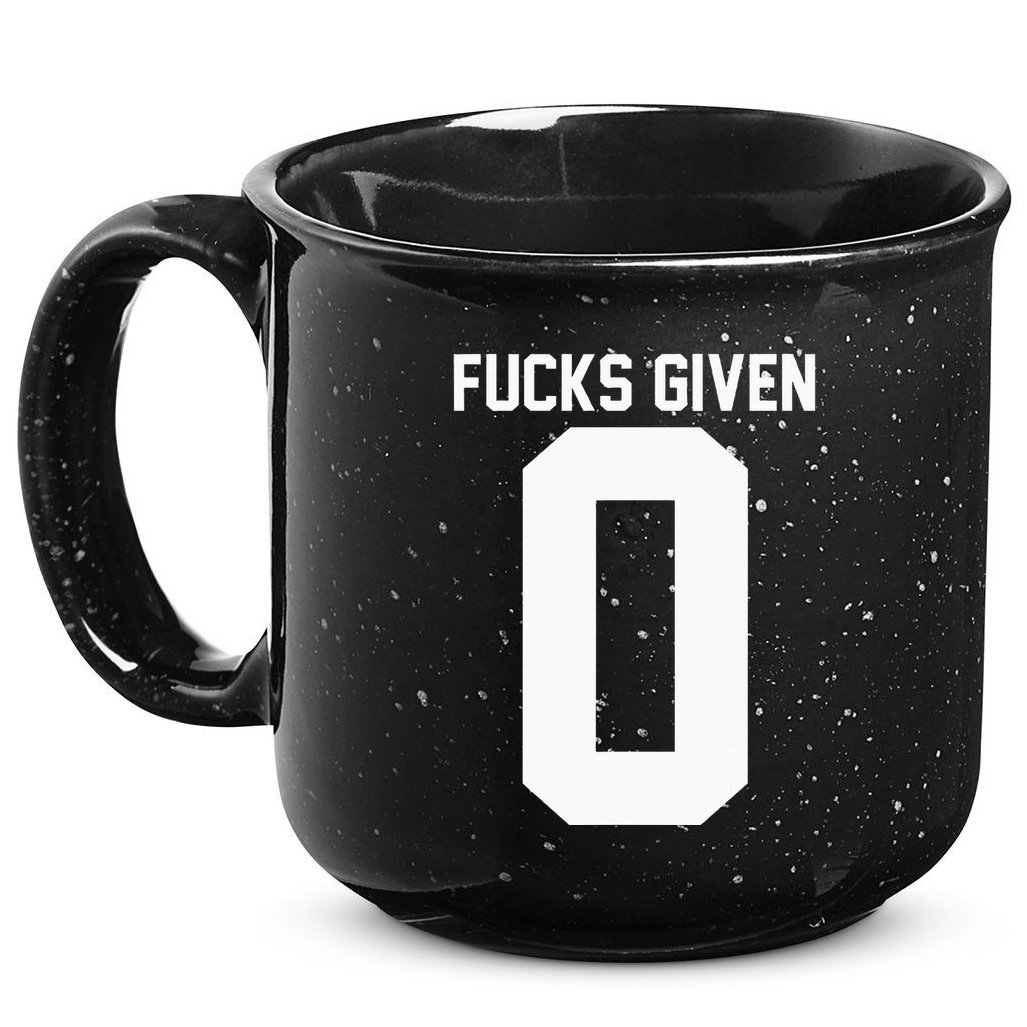 Zero Fucks Given 15oz Campfire Ceramic Mug