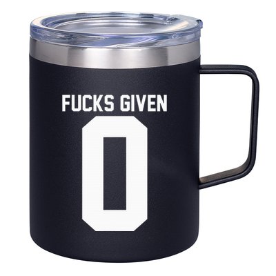 Zero Fucks Given 12oz Stainless Steel Coffee Mug