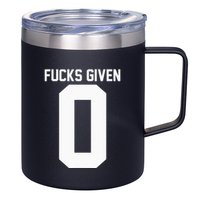 Zero Fucks Given 12oz Stainless Steel Coffee Mug